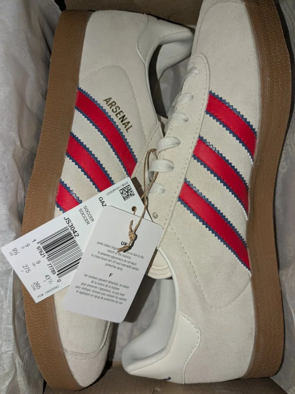 adidas Gazelle Arsenal Terrace Icons Shoes